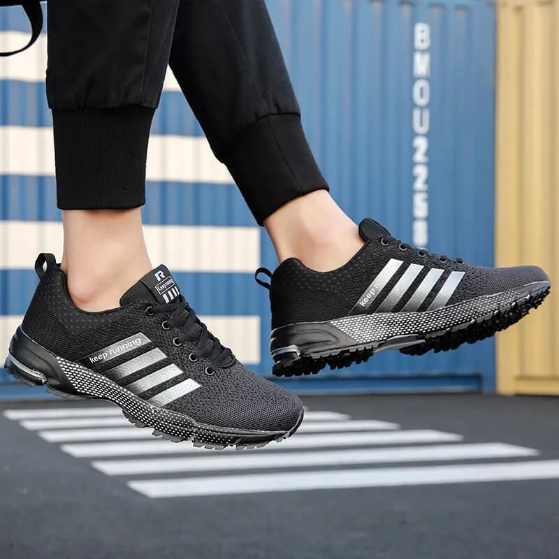 Men's portable breathable running shoes